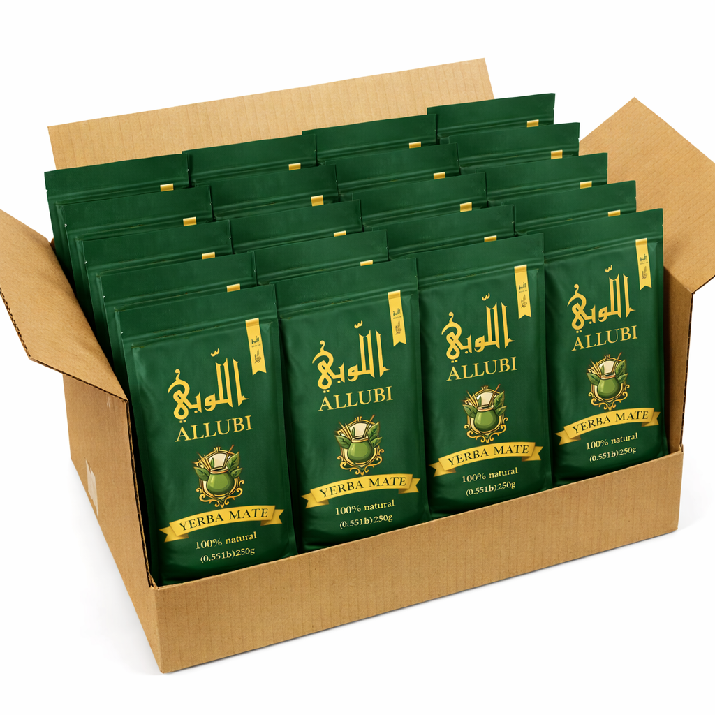 ALLUBI Yerba Mate Wholesale Case – 20 Bags (250g / 500g)