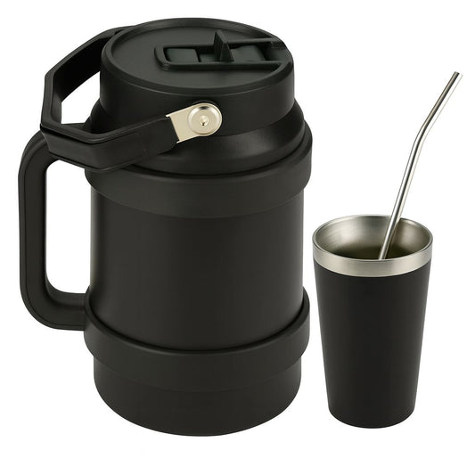 Thermal Mate Set – 1.2L Jug + Cup + Bombilla