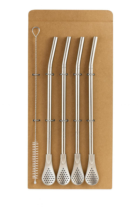 Bombilla Straws silver
