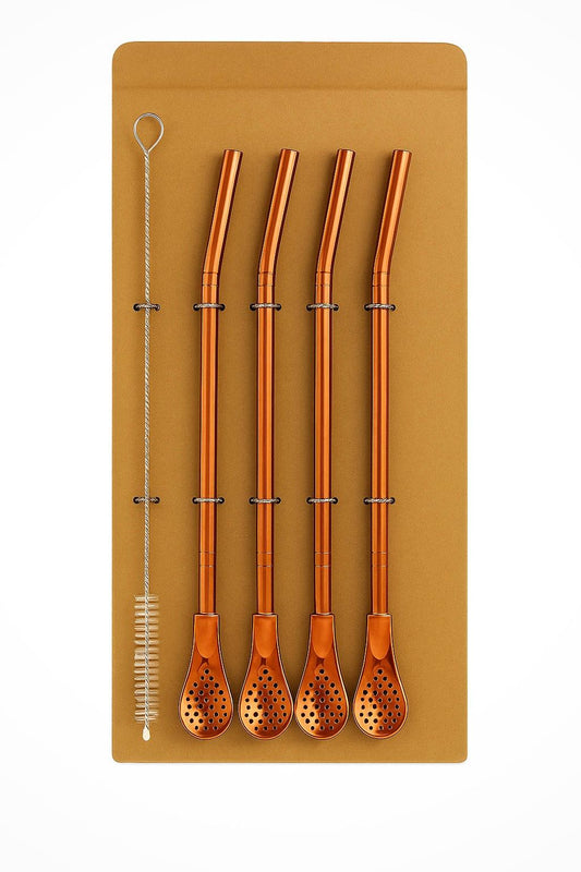 Bombilla Straws Bronze