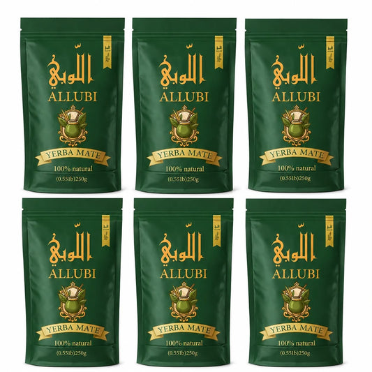 ALLUBI Global Pioneers 🌍 – 6 Bags × 250g (3.3 lb) - ALLUBI YERBA MATE LLC
