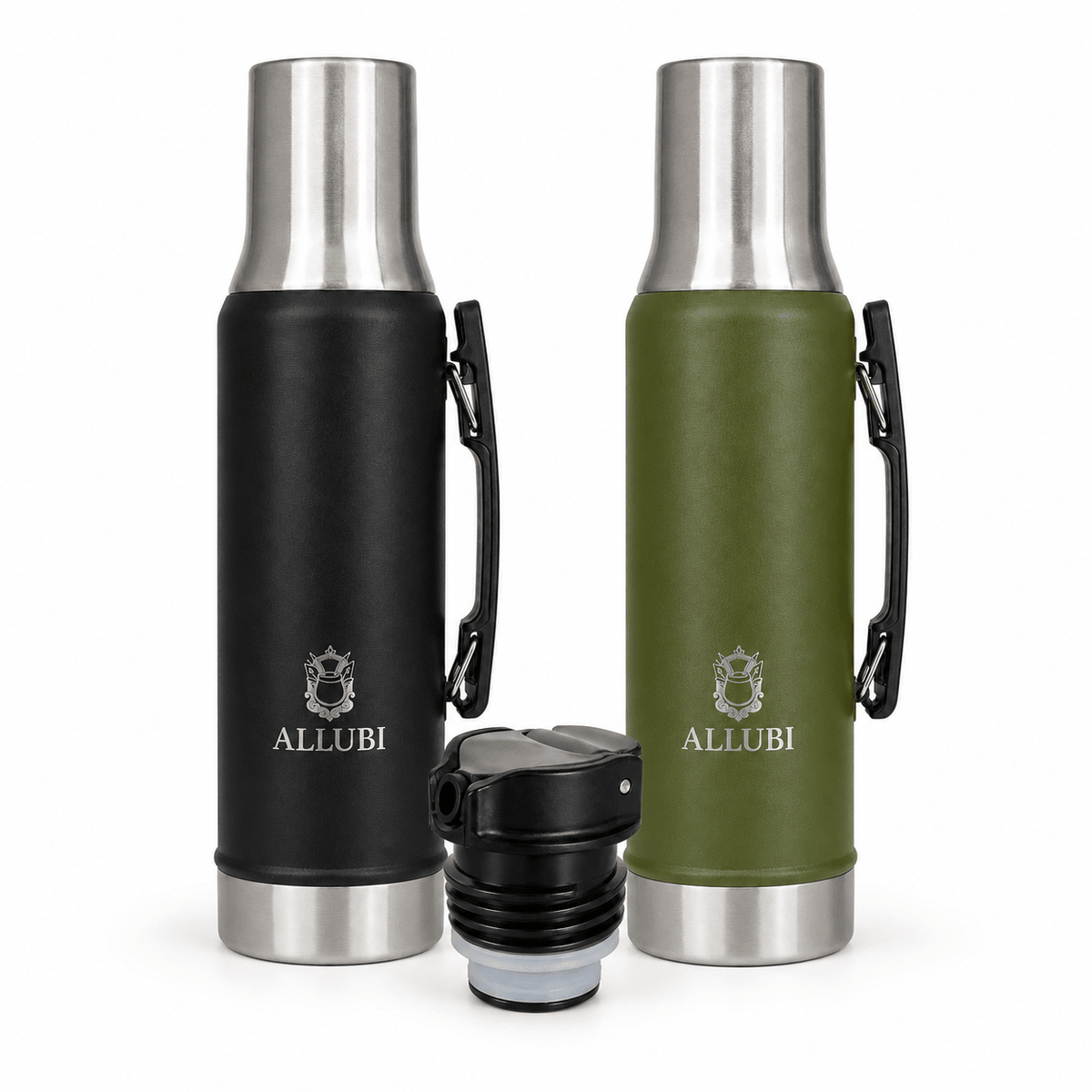 ALLUBI 1L insulated stainless steel thermos