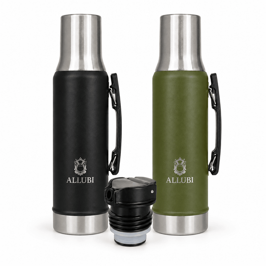 ALLUBI 1L insulated stainless steel thermos