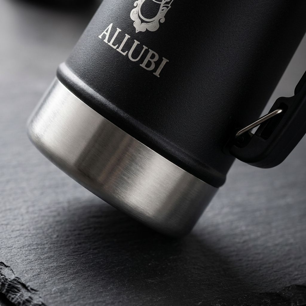 ALLUBI Insulated Thermos Flask 1.0 L – Stainless Steel Vacuum Bottle (Hot & Cold) - ALLUBI YERBA MATE LLC