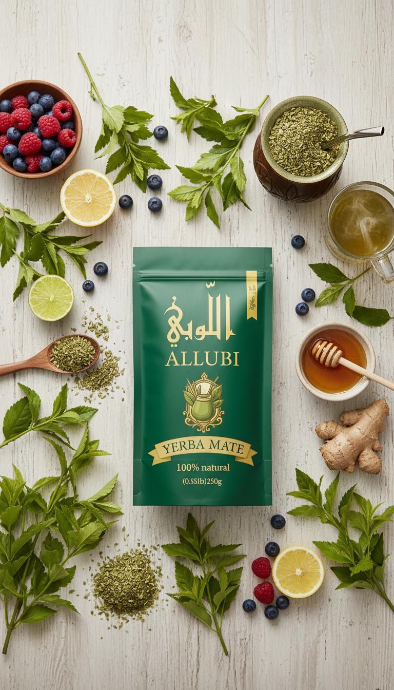 ALLUBI Yerba Mate – 250g (0.55 lb) - ALLUBI YERBA MATE LLC