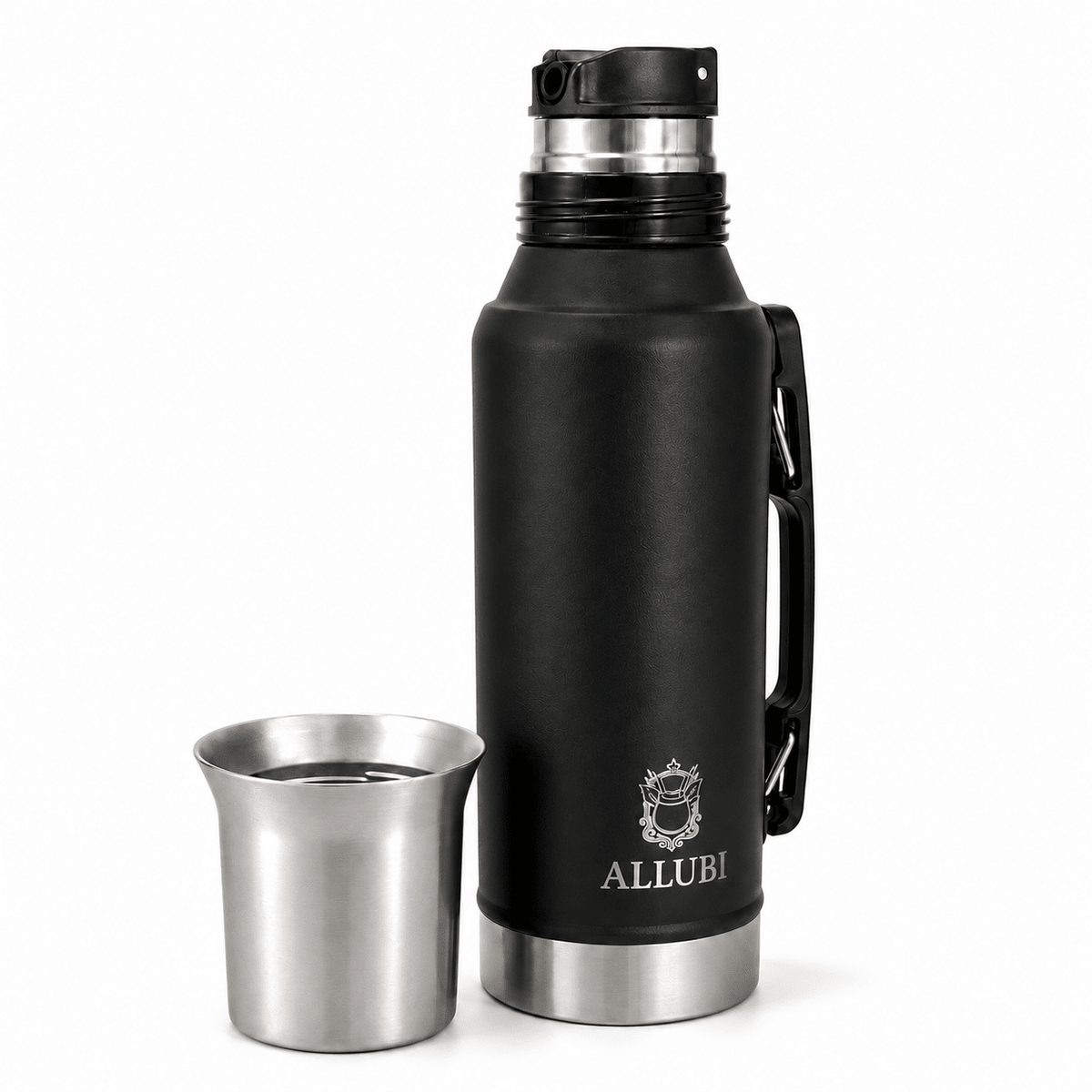 ALLUBI Yerba Mate Set – 1L Thermos, Mate Cup with Bombilla & 250g Yerba Mate - ALLUBI YERBA MATE LLC